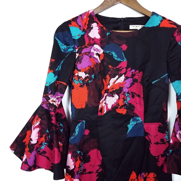 Trina Turk Bright Floral Sheath Dress - Picture 2 of 5